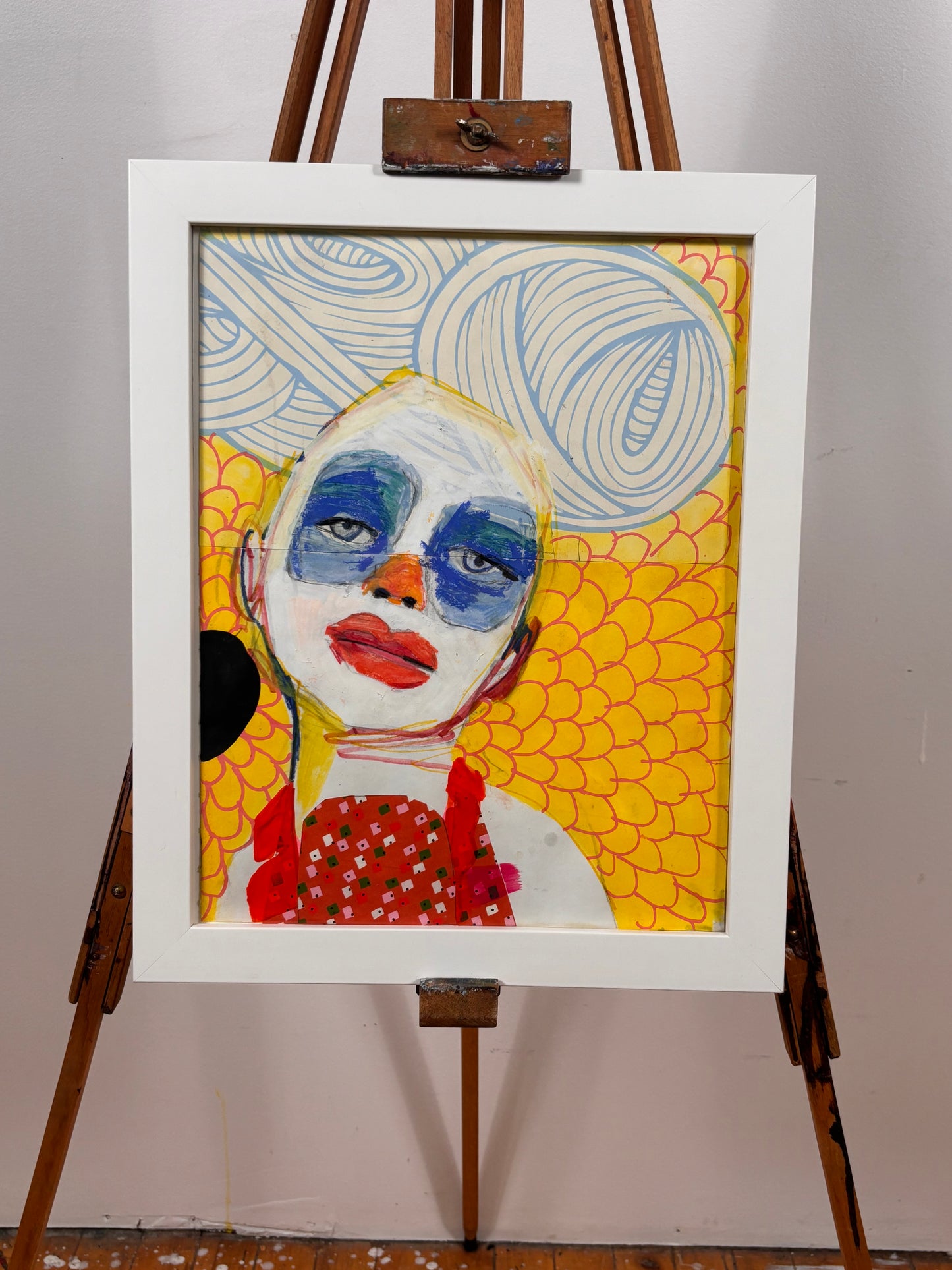 Painted Etta (framed original)