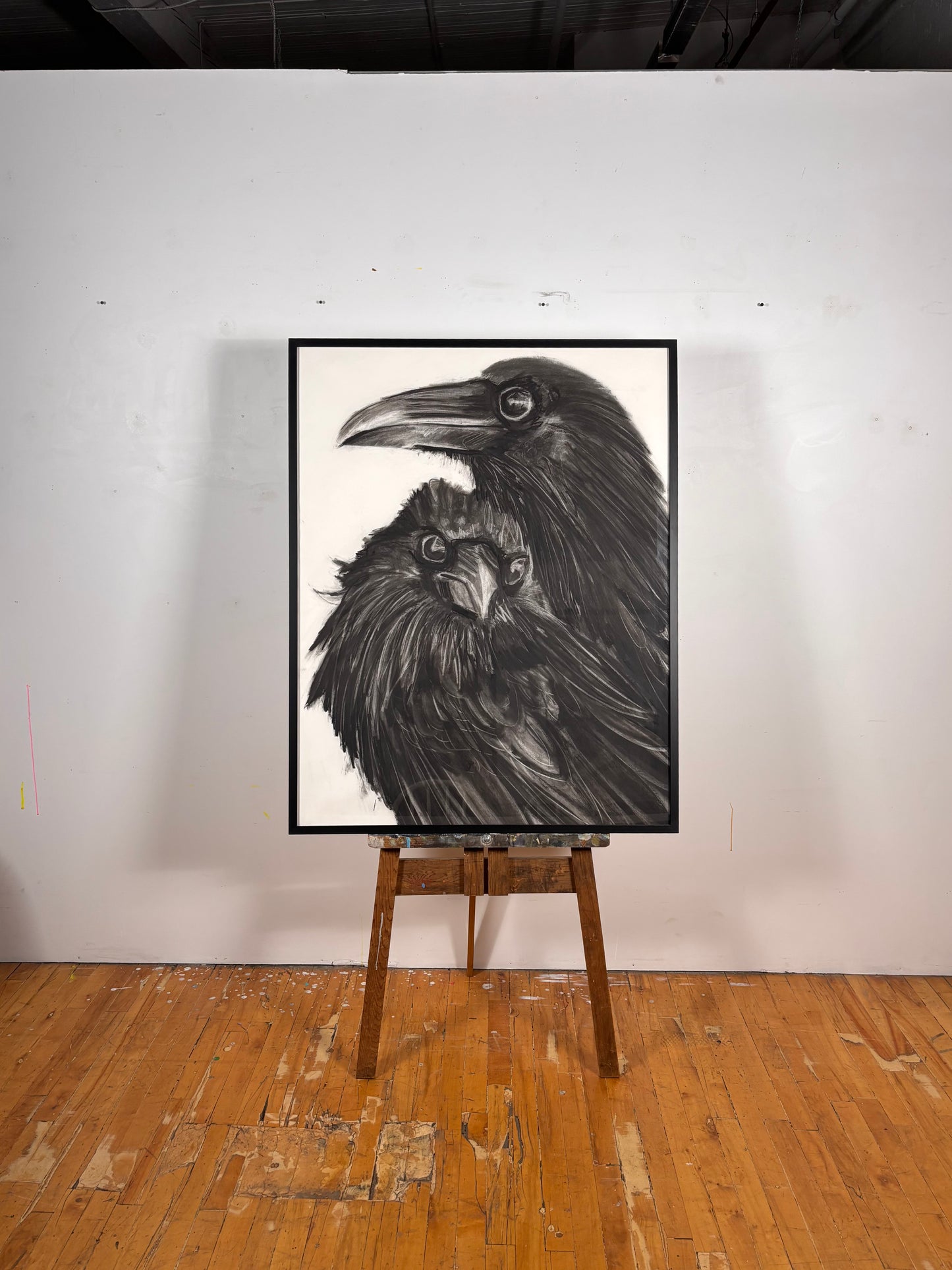 Raven Pair (framed original)